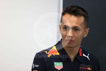 World © Octane Photographic Ltd. Formula 1 – Belgium GP. FIA Drivers Press Conference. Aston Martin Red Bull Racing – Alexander Albon. Circuit de Spa Francorchamps, Belgium. Thursday 28th August 2019.