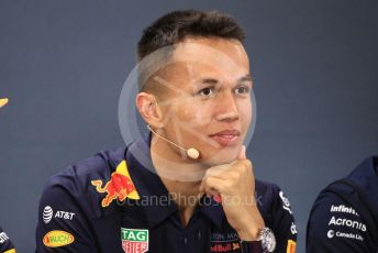 World © Octane Photographic Ltd. Formula 1 – Belgium GP. FIA Drivers Press Conference. Aston Martin Red Bull Racing – Alexander Albon. Circuit de Spa Francorchamps, Belgium. Thursday 28th August 2019.