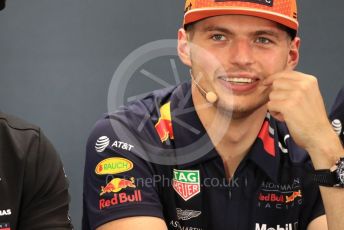 World © Octane Photographic Ltd. Formula 1 – Belgium GP. FIA Drivers Press Conference. Aston Martin Red Bull Racing – Max Verstappen. Circuit de Spa Francorchamps, Belgium. Thursday 28th August 2019.