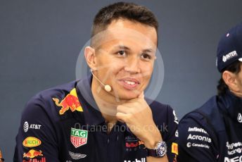 World © Octane Photographic Ltd. Formula 1 – Belgium GP. FIA Drivers Press Conference. Aston Martin Red Bull Racing – Alexander Albon. Circuit de Spa Francorchamps, Belgium. Thursday 28th August 2019.