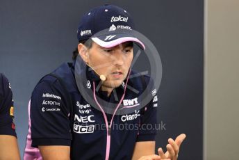 World © Octane Photographic Ltd. Formula 1 – Belgium GP - Paddock. SportPesa Racing Point - Sergio Perez. Circuit de Spa Francorchamps, Belgium. Thursday 28th August 2019.