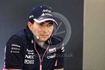 World © Octane Photographic Ltd. Formula 1 – Belgium GP - Paddock. SportPesa Racing Point - Sergio Perez. Circuit de Spa Francorchamps, Belgium. Thursday 28th August 2019.