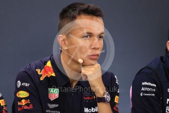 World © Octane Photographic Ltd. Formula 1 – Belgium GP. FIA Drivers Press Conference. Aston Martin Red Bull Racing – Alexander Albon. Circuit de Spa Francorchamps, Belgium. Thursday 28th August 2019.