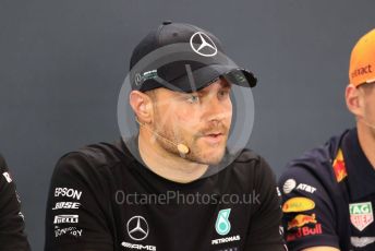 World © Octane Photographic Ltd. Formula 1 – Belgium GP. FIA Drivers Press Conference. Mercedes AMG Petronas Motorsport - Valtteri Bottas. Circuit de Spa Francorchamps, Belgium. Thursday 28th August 2019.