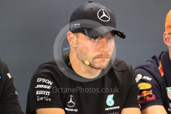 World © Octane Photographic Ltd. Formula 1 – Belgium GP. FIA Drivers Press Conference. Mercedes AMG Petronas Motorsport - Valtteri Bottas. Circuit de Spa Francorchamps, Belgium. Thursday 28th August 2019.