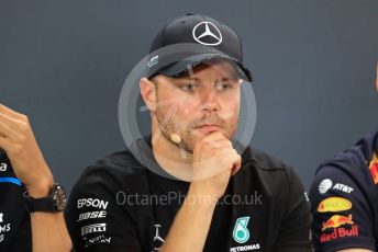 World © Octane Photographic Ltd. Formula 1 – Belgium GP. FIA Drivers Press Conference. Mercedes AMG Petronas Motorsport - Valtteri Bottas. Circuit de Spa Francorchamps, Belgium. Thursday 28th August 2019.