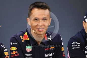 World © Octane Photographic Ltd. Formula 1 – Belgium GP. FIA Drivers Press Conference. Aston Martin Red Bull Racing – Alexander Albon Circuit de Spa Francorchamps, Belgium. Thursday 28th August 2019.