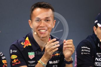 World © Octane Photographic Ltd. Formula 1 – Belgium GP. FIA Drivers Press Conference. Aston Martin Red Bull Racing – Alexander Albon Circuit de Spa Francorchamps, Belgium. Thursday 28th August 2019.