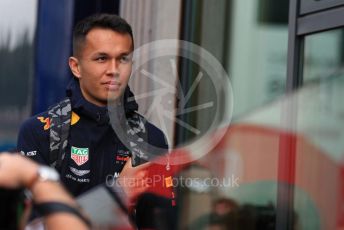World © Octane Photographic Ltd. Formula 1 – Belgium GP - Paddock. Aston Martin Red Bull Racing RB15 – Alexander Albon. Circuit de Spa Francorchamps, Belgium. Thursday 28th August 2019.