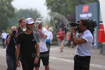 World © Octane Photographic Ltd. Formula 1 – Belgium GP - Paddock. Scuderia Toro Rosso - Pierre Gasly. Circuit de Spa Francorchamps, Belgium. Thursday 28th August 2019.