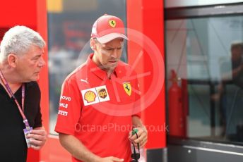 World © Octane Photographic Ltd. Formula 1 – Belgium GP - Paddock. Scuderia Ferrari SF90 – Sebastian Vettel. Circuit de Spa Francorchamps, Belgium. Thursday 28th August 2019.