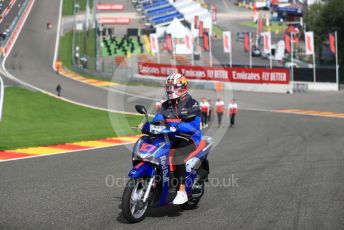 World © Octane Photographic Ltd. Formula 1 – Belgium GP - Paddock. Scuderia Toro Rosso - Pierre Gasly. Circuit de Spa Francorchamps, Belgium. Thursday 28th August 2019.