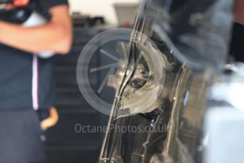 World © Octane Photographic Ltd. Formula 1 – Belgium GP - Pit Lane. Rich Energy Haas F1 Team VF19. Circuit de Spa Francorchamps, Belgium. Thursday 28th August 2019.