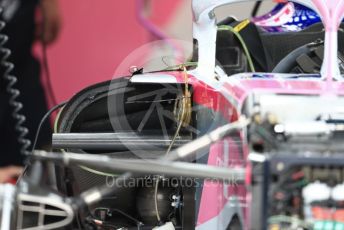 World © Octane Photographic Ltd. Formula 1 – Belgium GP - Pit Lane. SportPesa Racing Point RP19.  Circuit de Spa Francorchamps, Belgium. Thursday 28th August 2019.