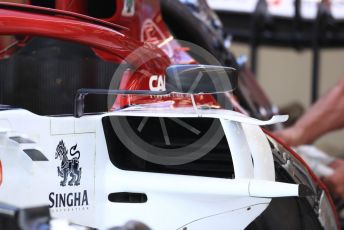 World © Octane Photographic Ltd. Formula 1 – Belgium GP - Pit Lane. Alfa Romeo Racing C38. Circuit de Spa Francorchamps, Belgium. Thursday 28th August 2019.