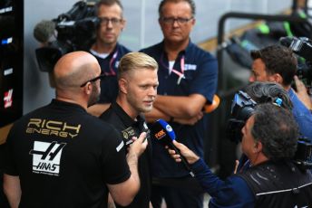 World © Octane Photographic Ltd. Formula 1 – Belgium GP - Paddock. Rich Energy Haas F1 Team VF19 – Kevin Magnussen. Circuit de Spa Francorchamps, Belgium. Thursday 28th August 2019.