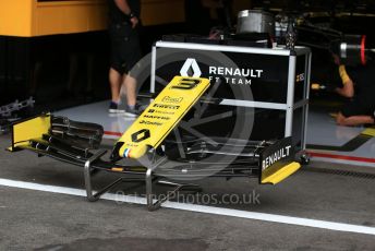 World © Octane Photographic Ltd. Formula 1 – Belgium GP - Pit Lane. Renault Sport F1 Team RS19. Circuit de Spa Francorchamps, Belgium. Thursday 28th August 2019.
