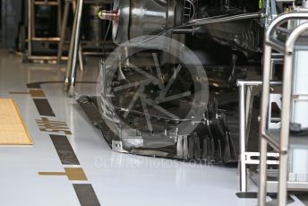 World © Octane Photographic Ltd. Formula 1 – Belgium GP - Pit Lane. Rich Energy Haas F1 Team VF19. Circuit de Spa Francorchamps, Belgium. Thursday 28th August 2019.