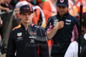 World © Octane Photographic Ltd. Formula 1 – British GP - Drivers Parade. Aston Martin Red Bull Racing RB15 – Max Verstappen. Silverstone Circuit, Towcester, Northamptonshire. Sunday 14th July 2019.