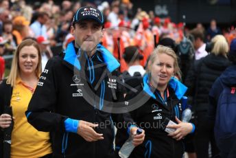 World © Octane Photographic Ltd. Formula 1 – British GP - Drivers Parade. ROKiT Williams Racing FW42 – Robert Kubica. Silverstone Circuit, Towcester, Northamptonshire. Sunday 14th July 2019.