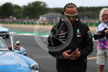 World © Octane Photographic Ltd. Formula 1 – British GP - Drivers Parade. Mercedes AMG Petronas Motorsport AMG F1 W10 EQ Power+ - Lewis Hamilton. Silverstone Circuit, Towcester, Northamptonshire. Sunday 14th July 2019.