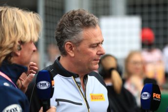 World © Octane Photographic Ltd. Formula 1 - British GP - Grid. Mario Isola – Pirelli Head of Car Racing. Silverstone Circuit, Towcester, Northamptonshire. Sunday 14th July 2019.