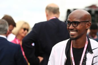 World © Octane Photographic Ltd. Formula 1 – British GP - Grid. Mo Farah. Silverstone Circuit, Towcester, Northamptonshire. Sunday 14th July 2019