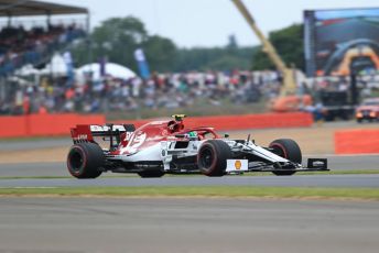 World © Octane Photographic Ltd. Formula 1 – British GP - Qualifying. Alfa Romeo Racing C38 – Antonio Giovinazzi. Silverstone Circuit, Towcester, Northamptonshire. Saturday 13th July 2019.