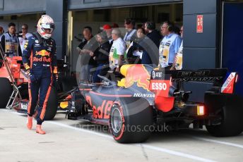 World © Octane Photographic Ltd. Formula 1 – British GP - Qualifying. Aston Martin Red Bull Racing RB15 – Max Verstappen. Silverstone Circuit, Towcester, Northamptonshire. Saturday 13th July 2019.