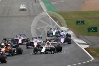 World © Octane Photographic Ltd. Formula 1 – British GP - Race. Alfa Romeo Racing C38 – Antonio Giovinazzi. Silverstone Circuit, Towcester, Northamptonshire. Sunday 14th July 2019.