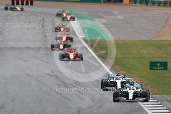 World © Octane Photographic Ltd. Formula 1 – British GP - Race. Mercedes AMG Petronas Motorsport AMG F1 W10 EQ Power+ - Valtteri Bottas. Silverstone Circuit, Towcester, Northamptonshire. Sunday 14th July 2019.