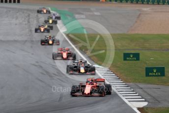 World © Octane Photographic Ltd. Formula 1 – British GP - Race. Scuderia Ferrari SF90 – Charles Leclerc. Silverstone Circuit, Towcester, Northamptonshire. Sunday 14th July 2019.