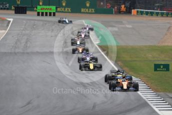 World © Octane Photographic Ltd. Formula 1 – British GP - Race. McLaren MCL34 – Lando Norris. Silverstone Circuit, Towcester, Northamptonshire. Sunday 14th July 2019.