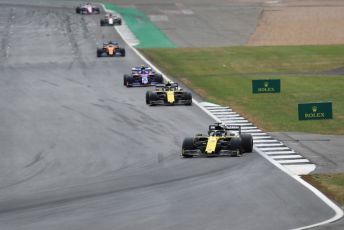 World © Octane Photographic Ltd. Formula 1 – British GP - Race. Renault Sport F1 Team RS19 – Daniel Ricciardo. Silverstone Circuit, Towcester, Northamptonshire. Sunday 14th July 2019.