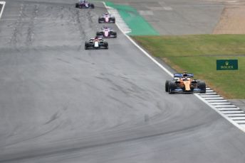 World © Octane Photographic Ltd. Formula 1 – British GP - Race. McLaren MCL34 – Carlos Sainz. Silverstone Circuit, Towcester, Northamptonshire. Sunday 14th July 2019.