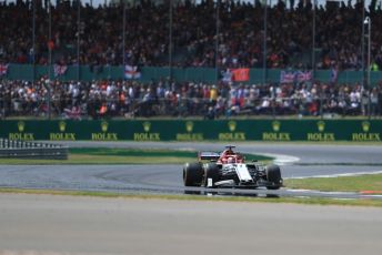 World © Octane Photographic Ltd. Formula 1 – British GP - Race. Alfa Romeo Racing C38 – Kimi Raikkonen. Silverstone Circuit, Towcester, Northamptonshire. Sunday 14th July 2019.