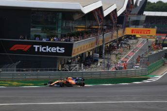 World © Octane Photographic Ltd. Formula 1 – British GP - Race. McLaren MCL34 – Carlos Sainz. Silverstone Circuit, Towcester, Northamptonshire. Sunday 14th July 2019.