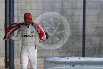 World © Octane Photographic Ltd. Formula 1 – British GP - Race - Podium. Mercedes AMG Petronas Motorsport AMG F1 W10 EQ Power+ - Lewis Hamilton. Silverstone Circuit, Towcester, Northamptonshire. Sunday 14th July 2019.