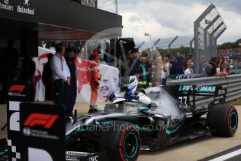 World © Octane Photographic Ltd. Formula 1 – British GP - Race - Podium. Mercedes AMG Petronas Motorsport AMG F1 W10 EQ Power+ - Valtteri Bottas. Silverstone Circuit, Towcester, Northamptonshire. Sunday 14th July 2019.
