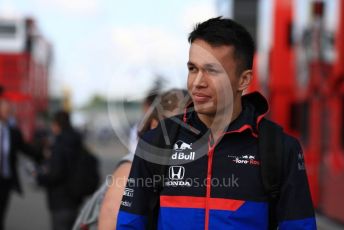 World © Octane Photographic Ltd. Formula 1 – British GP - Paddock. Scuderia Toro Rosso STR14 – Alexander Albon. Silverstone Circuit, Towcester, Northamptonshire. Friday 12th July 2019.