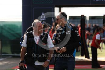 World © Octane Photographic Ltd. Formula 1 – British GP - Paddock. ROKiT Williams Racing FW42 – Robert Kubica. Silverstone Circuit, Towcester, Northamptonshire. Friday 12th July 2019.