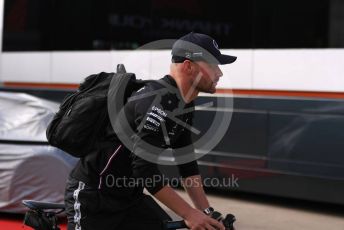 World © Octane Photographic Ltd. Formula 1 – British GP - Paddock. Mercedes AMG Petronas Motorsport AMG F1 W10 EQ Power+ - Valtteri Bottas. Silverstone Circuit, Towcester, Northamptonshire. Friday 12th July 2019.