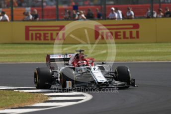 World © Octane Photographic Ltd. Formula 1 – British GP - Practice 1. Alfa Romeo Racing C38 – Kimi Raikkonen. Silverstone Circuit, Towcester, Northamptonshire. Friday 12th July 2019.