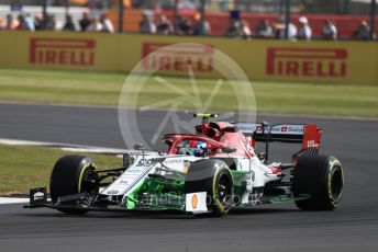 World © Octane Photographic Ltd. Formula 1 – British GP - Practice 1. Alfa Romeo Racing C38 – Antonio Giovinazzi. Silverstone Circuit, Towcester, Northamptonshire. Friday 12th July 2019.