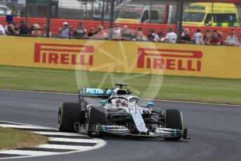 World © Octane Photographic Ltd. Formula 1 – British GP - Practice 1. Mercedes AMG Petronas Motorsport AMG F1 W10 EQ Power+ - Lewis Hamilton. Silverstone Circuit, Towcester, Northamptonshire. Friday 12th July 2019.