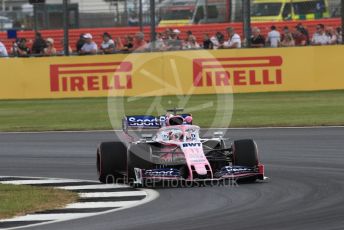 World © Octane Photographic Ltd. Formula 1 – British GP - Practice 1. SportPesa Racing Point RP19 - Sergio Perez. Silverstone Circuit, Towcester, Northamptonshire. Friday 12th July 2019.