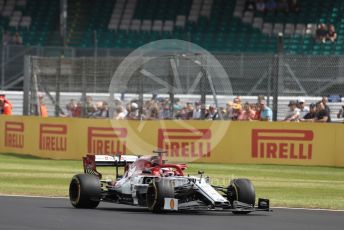 World © Octane Photographic Ltd. Formula 1 – British GP - Practice 1. Alfa Romeo Racing C38 – Kimi Raikkonen. Silverstone Circuit, Towcester, Northamptonshire. Friday 12th July 2019.