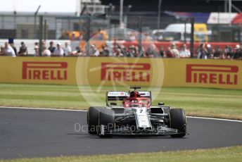 World © Octane Photographic Ltd. Formula 1 – British GP - Practice 1. Alfa Romeo Racing C38 – Kimi Raikkonen. Silverstone Circuit, Towcester, Northamptonshire. Friday 12th July 2019.