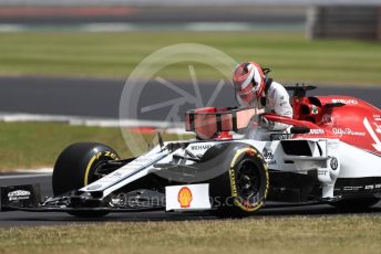 World © Octane Photographic Ltd. Formula 1 – British GP - Practice 1. Alfa Romeo Racing C38 – Kimi Raikkonen. Silverstone Circuit, Towcester, Northamptonshire. Friday 12th July 2019.