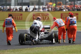 World © Octane Photographic Ltd. Formula 1 – British GP - Practice 1. Alfa Romeo Racing C38 – Kimi Raikkonen. Silverstone Circuit, Towcester, Northamptonshire. Friday 12th July 2019.